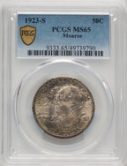 1923-S 50C Monroe Commemorative Silver PCGS MS65 (773878007)