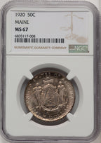 1920 50C Maine Commemorative Silver NGC MS67 (773878006)