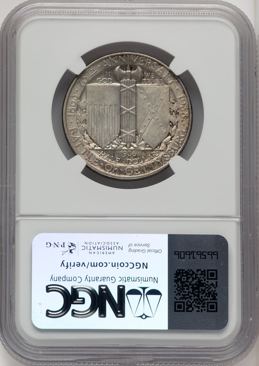 1936 50C Gettysburg Commemorative Silver NGC MS67 (773878005)