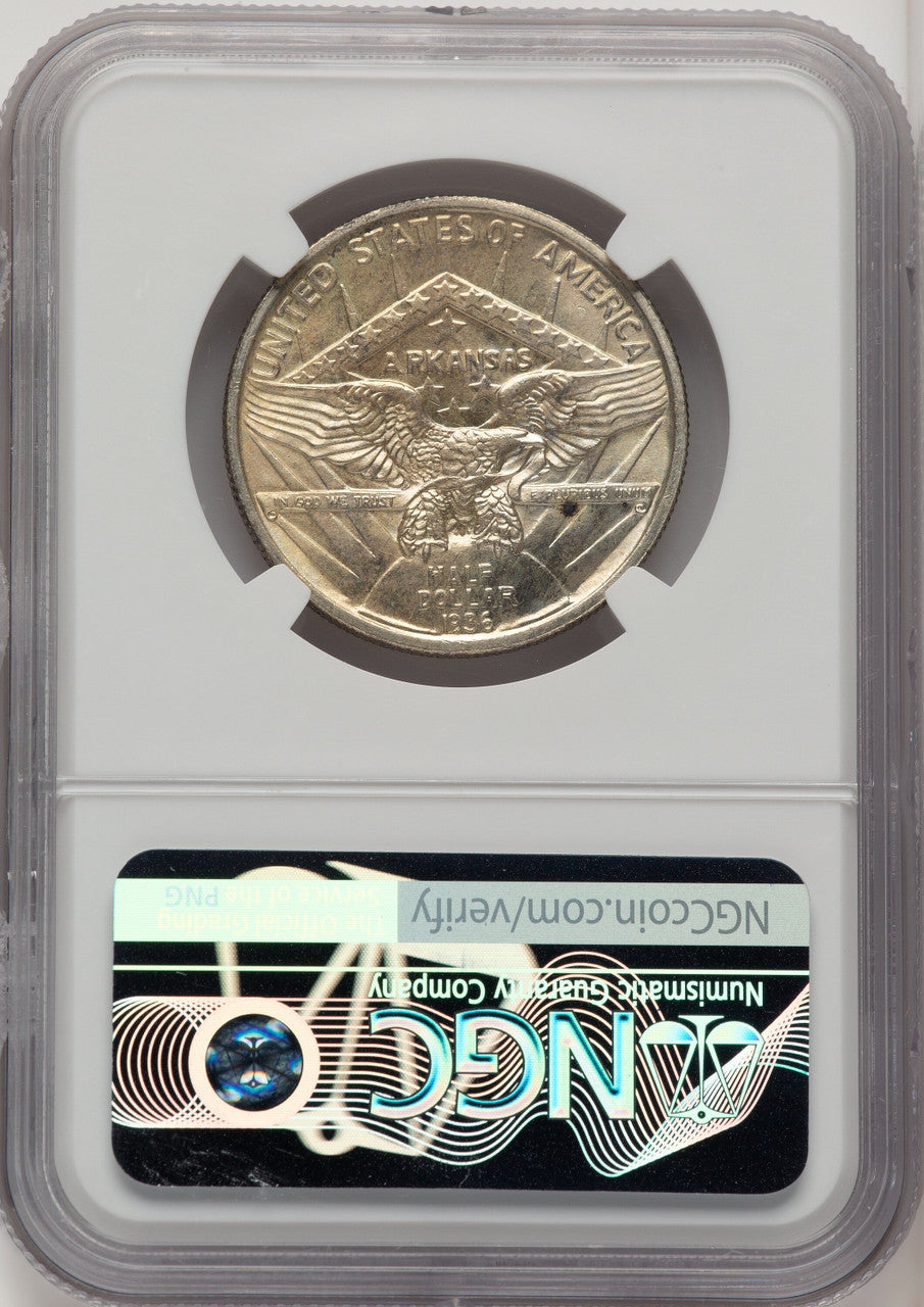 1936 50C Arkansas Commemorative Silver NGC MS67 (773878002)