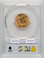 1888 $3 Three Dollar Gold Pieces PCGS MS65