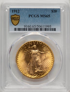 1912 $20 Saint-Gaudens Double Eagle PCGS MS65 (773053003)