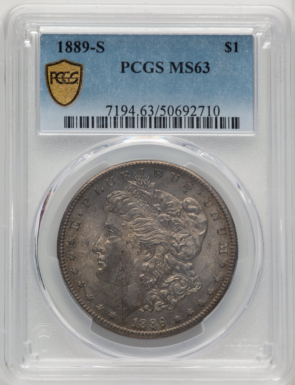 1889-S Morgan Dollar PCGS MS63