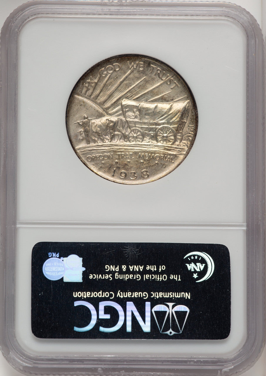 1938-S 50C Oregon CAC Commemorative Silver NGC MS67