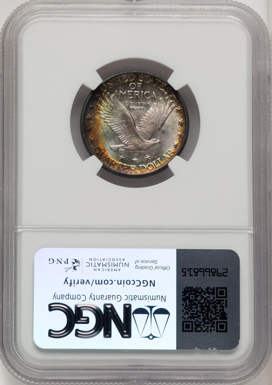 1917 Type Two Standing Liberty Quarter NGC MS66+