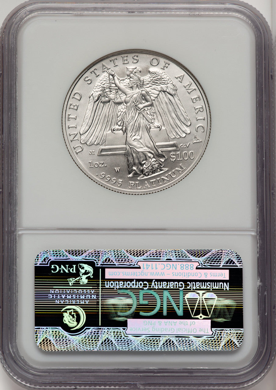 2008-W $100 One-Ounce Platinum Eagle NGC MS70 (519589017)