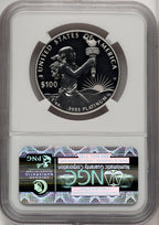 2014-W $100 One-Ounce Platinum Eagle First Strike ER Blue NGC PF70 (520050080)