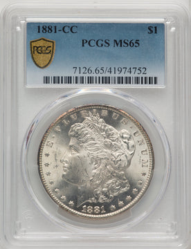 1881-CC Morgan Dollar PCGS MS65 (507050015)