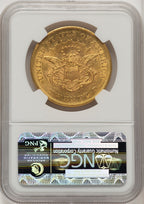 1861 $20 Liberty Double Eagle NGC AU53 (773944007)