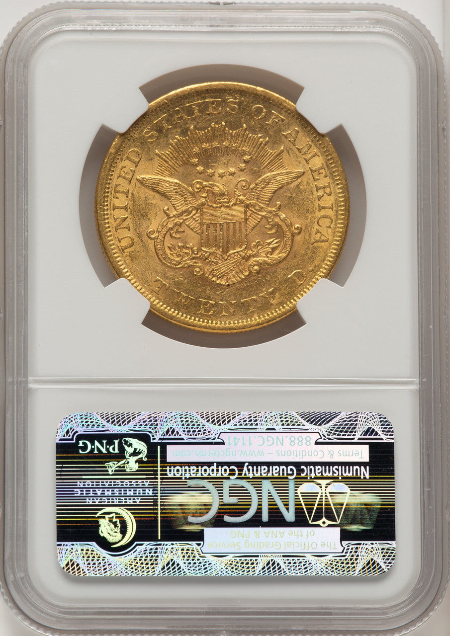 1861 $20 Liberty Double Eagle NGC AU53 (773944007)