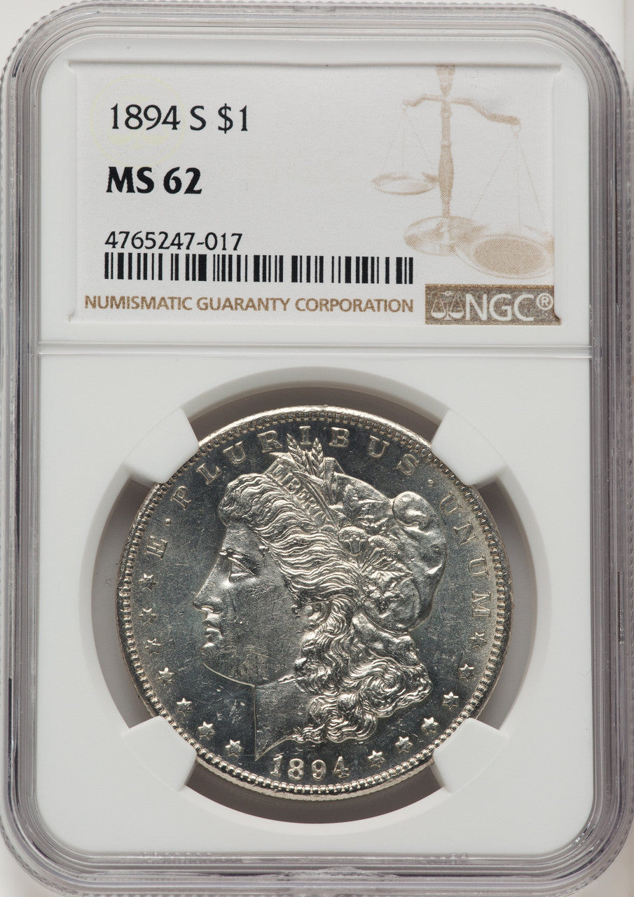 1894-S Morgan Dollar NGC MS62