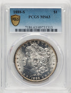 1888-S Morgan Dollar PCGS MS63