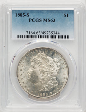 1885-S Morgan Dollar PCGS MS63 (507050010)