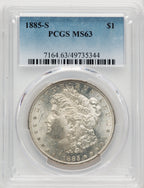 1885-S Morgan Dollar PCGS MS63 (507050010)
