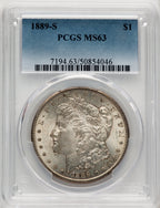 1889-S Morgan Dollar PCGS MS63 (773984007)