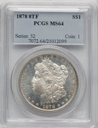 1878 8TF Morgan Dollar PCGS MS64 (773984077)