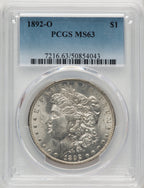 1892-O Morgan Dollar PCGS MS63 (773984033)