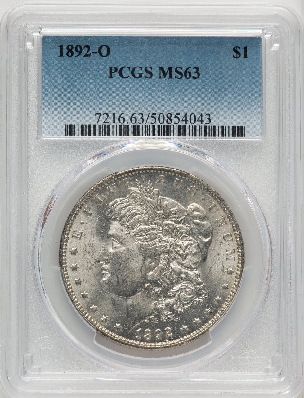 1892-O Morgan Dollar PCGS MS63 (773984033)