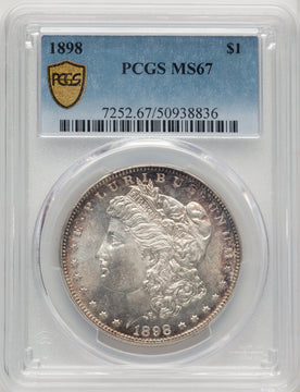 1898 Morgan Dollar PCGS MS67
