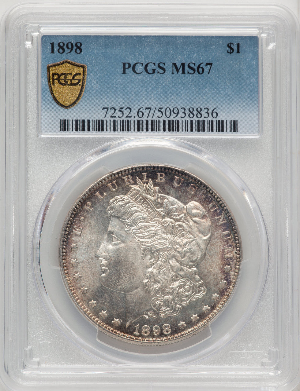 1898 Morgan Dollar PCGS MS67