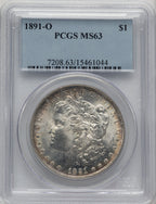 1891-O Morgan Dollar PCGS MS63 (506954028)