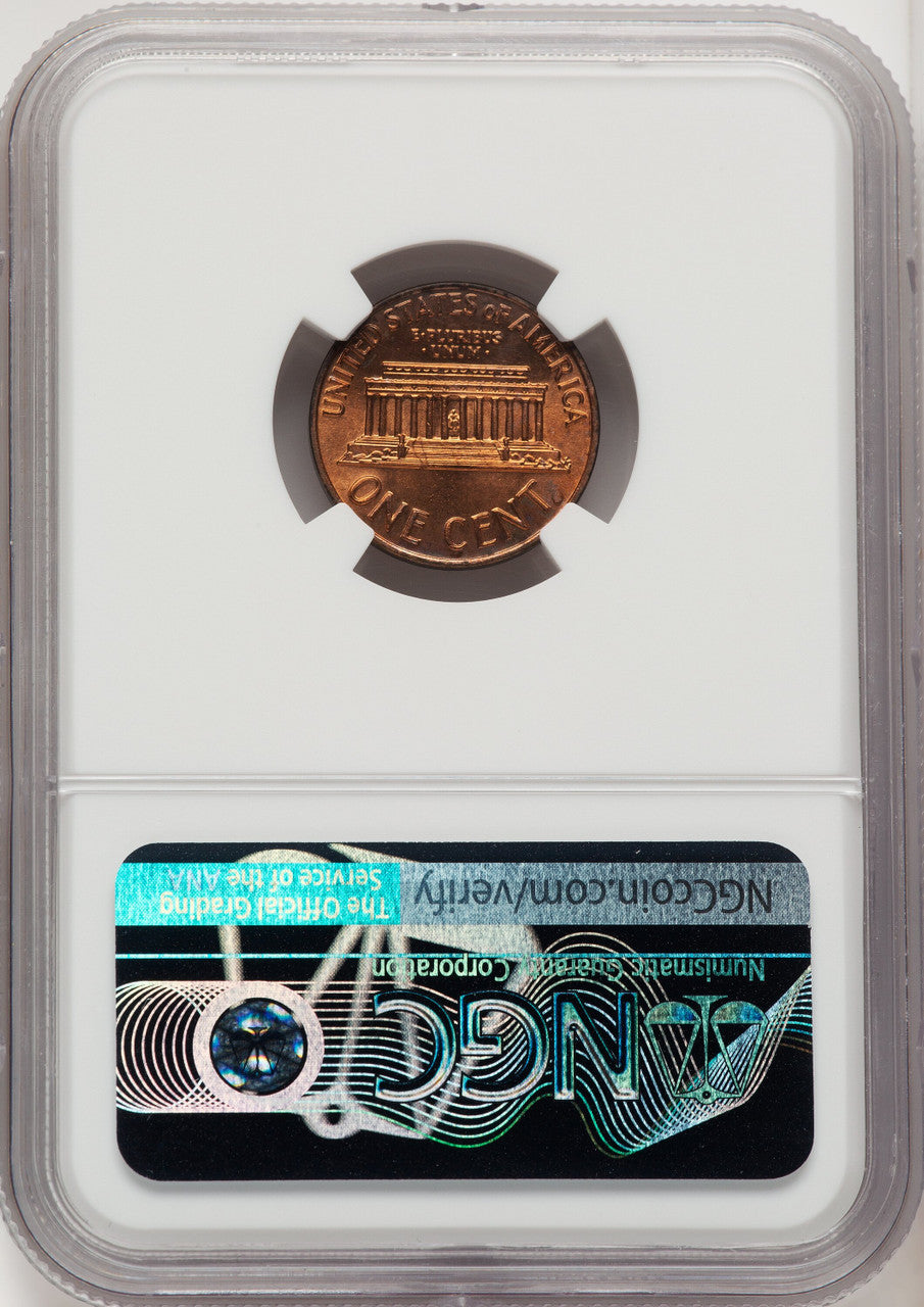 1972 1C Doubled Die Obverse RD Lincoln Cent NGC MS65