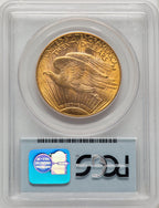 1912 $20 Saint-Gaudens Double Eagle PCGS MS62