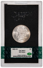 1883-CC $1 GSA Treasure Hoard Morgan Dollar CACG MS61