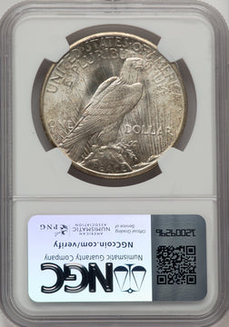 1922-S Peace Dollar NGC MS65