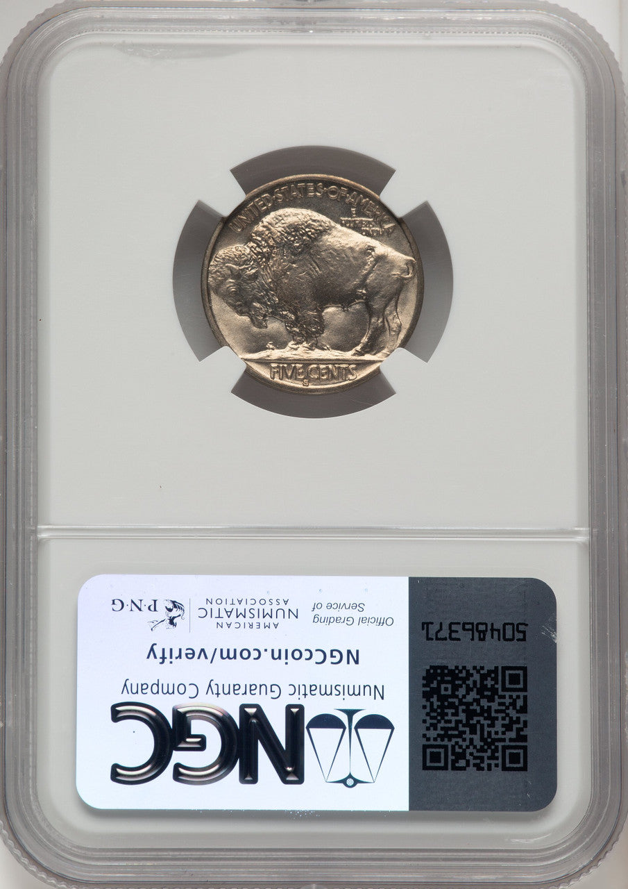 1916-S 5C Buffalo Nickel NGC MS66 (506955002)