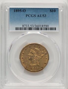 1895-O $10 Liberty Eagle PCGS AU53