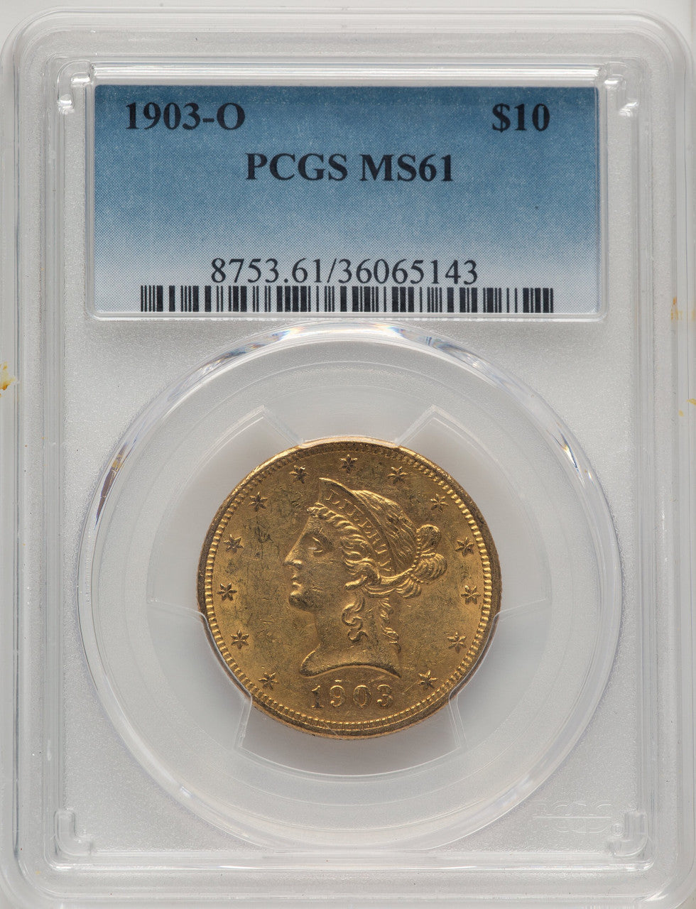 1903-O $10 Liberty Eagle PCGS MS61 (774115018)