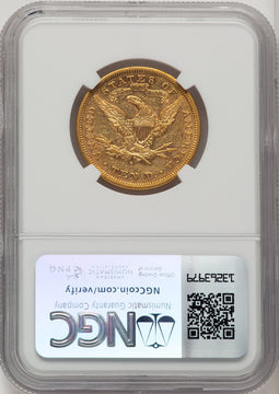 1872-S $10 Liberty Eagle NGC AU53