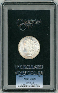 1884-CC GSA Hoard Morgan Dollar PCGS MS65+