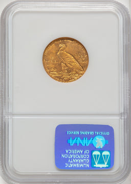 1910 $5 Indian Half Eagle NGC MS64 (506639012)