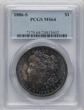 1886-S Morgan Dollar PCGS MS64