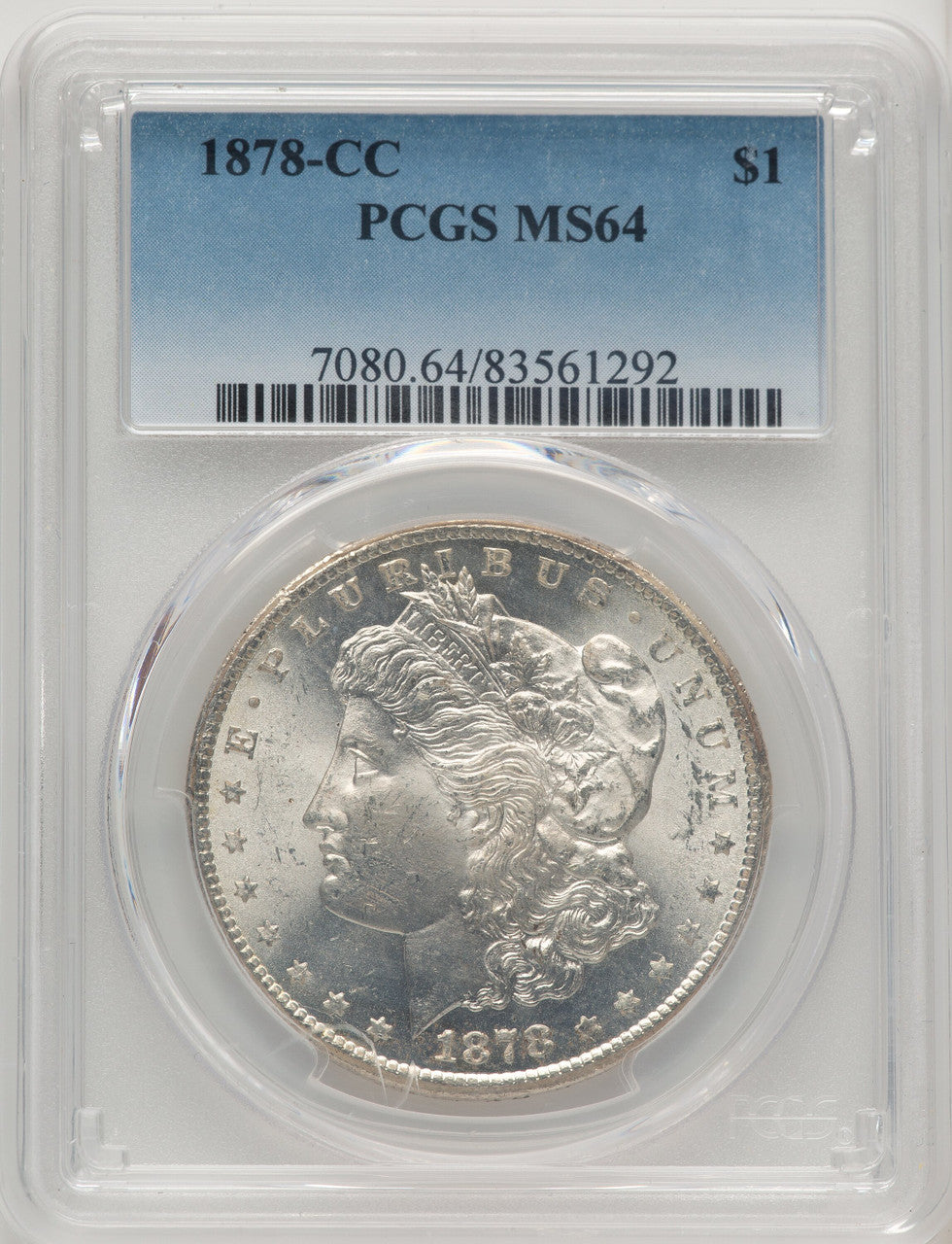 1878-CC Morgan Dollar PCGS MS64 (774263010)