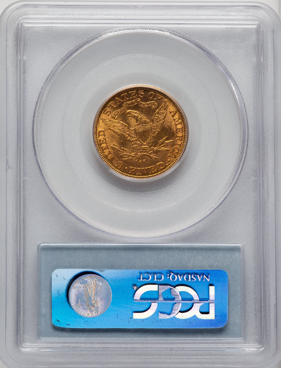 1893-CC $5 Liberty Half Eagle PCGS MS62