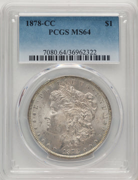 1878-CC Morgan Dollar PCGS MS64 (774263011)