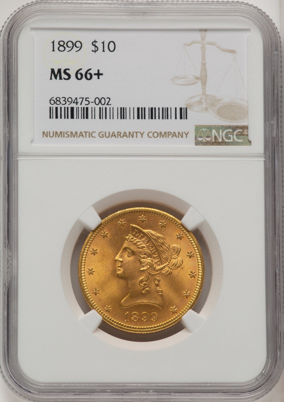 1899 $10 Liberty Eagle NGC MS66+