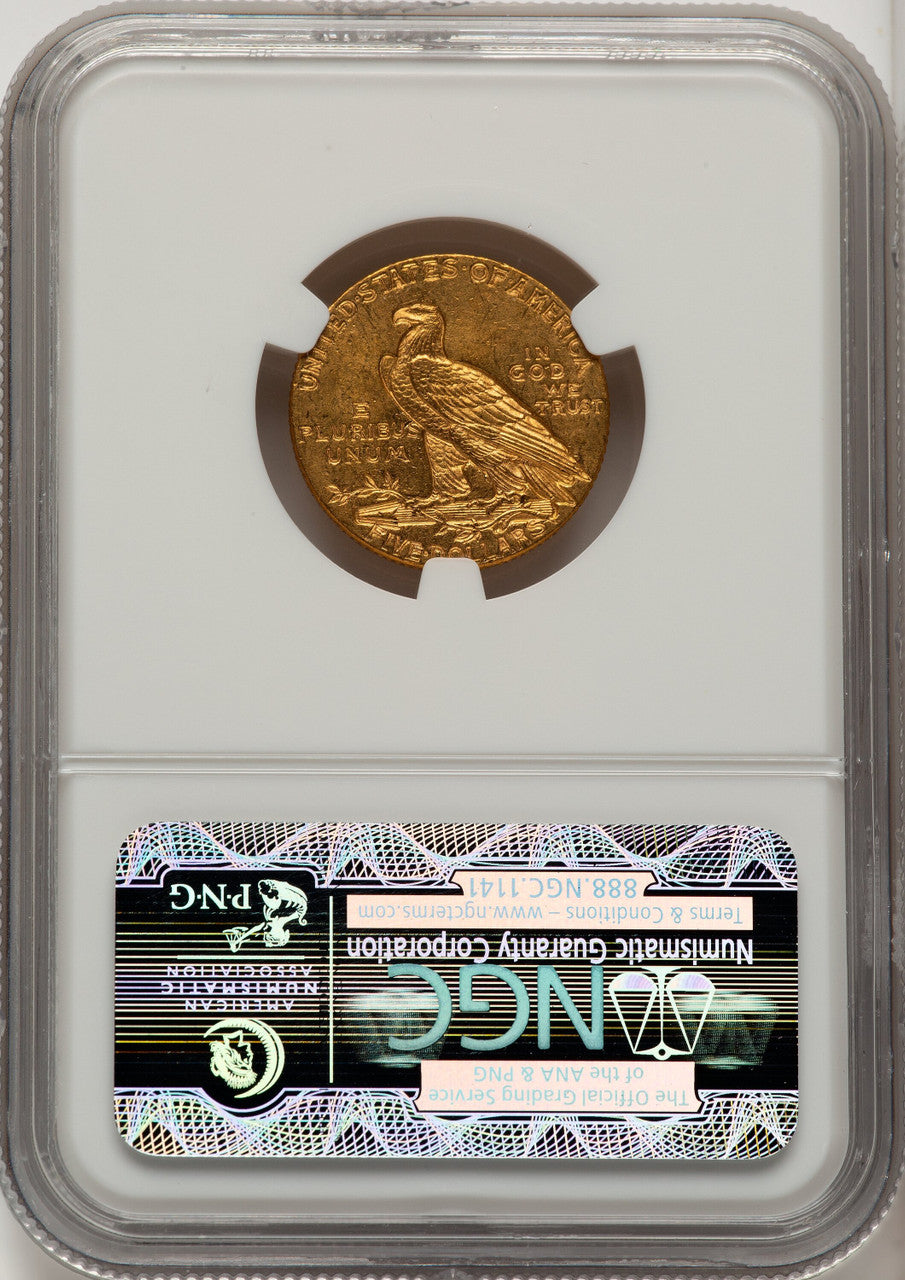 1909 $5 Indian Half Eagle NGC MS63 (774100045)
