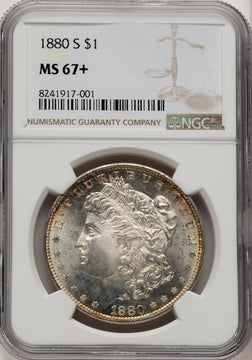 1880-S Morgan Dollar NGC MS67+ (774090002)