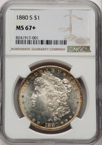 1880-S Morgan Dollar NGC MS67+ (774090002)