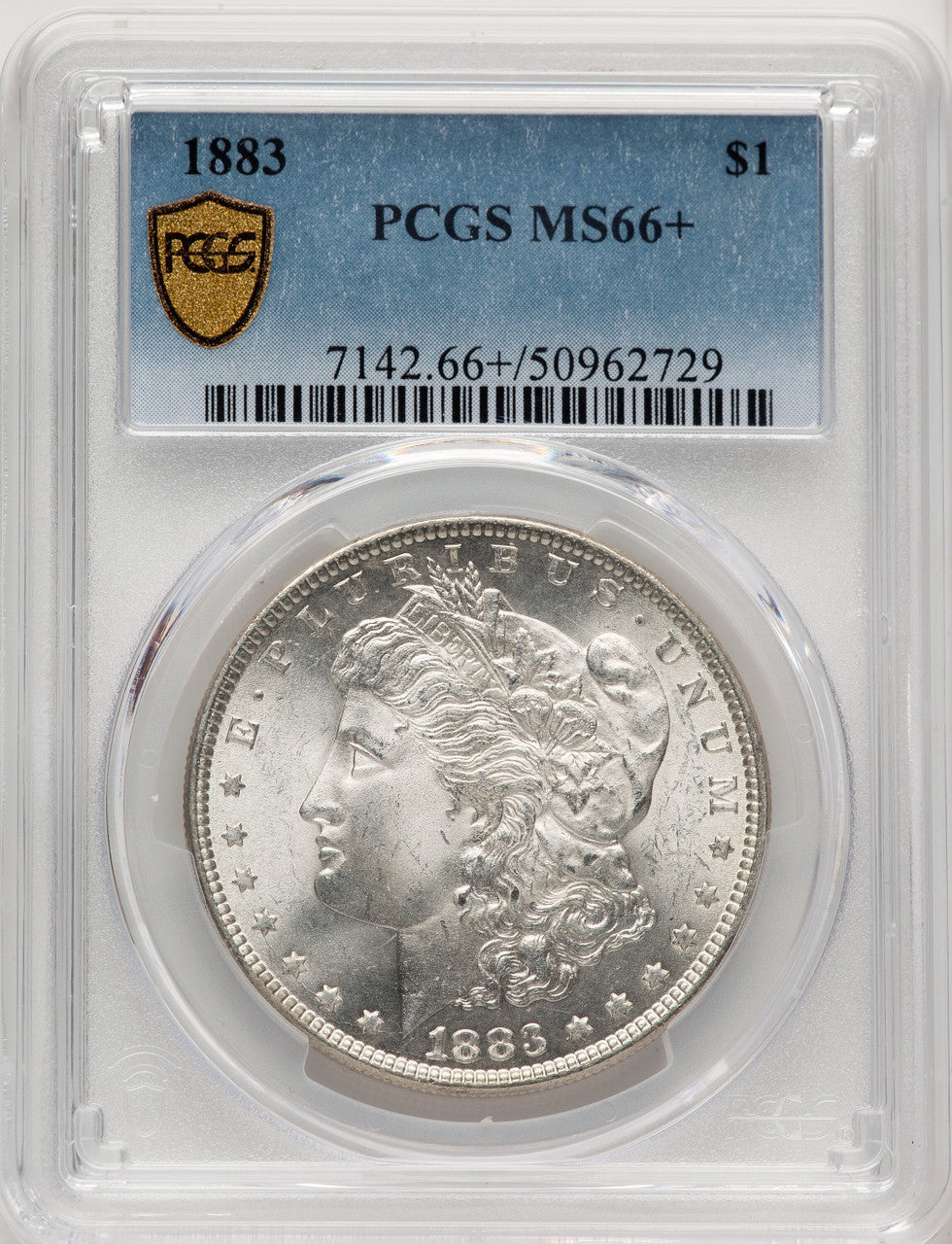 1883 Morgan Dollar PCGS MS66+