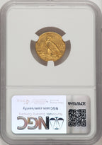 1911 $2.50 Indian Quarter Eagle NGC MS61 (772834043)