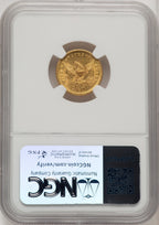 1877-S $2.50 Liberty Quarter Eagle NGC MS61 (772673018)