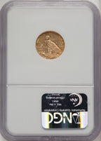 1912 $2.50 Brown Label Indian Quarter Eagle NGC MS61