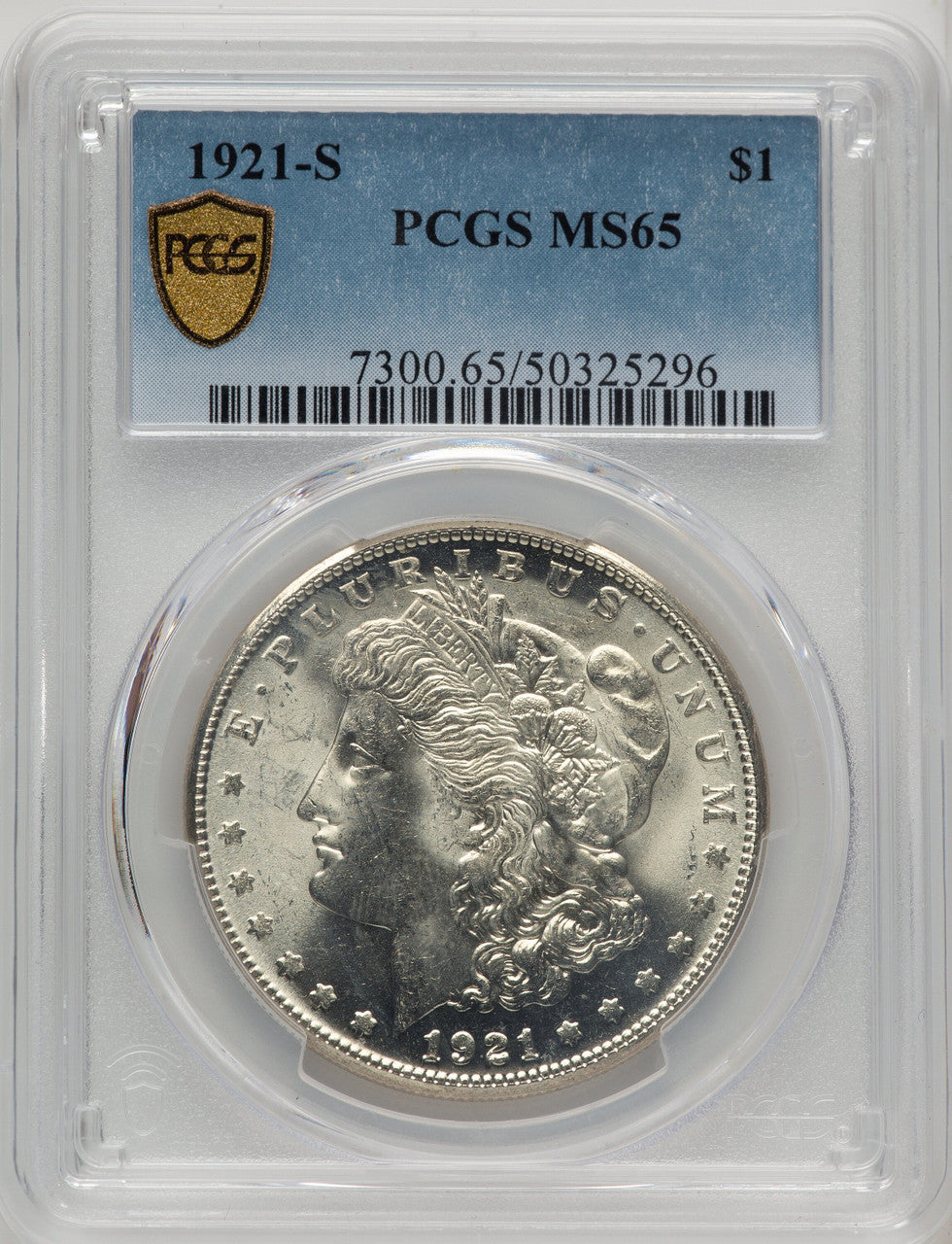 1921-S Morgan Dollar PCGS MS65 (507003015)