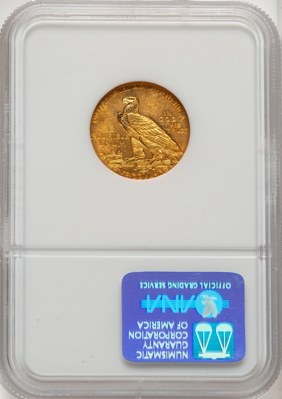 1914 $5 Indian Half Eagle NGC MS63