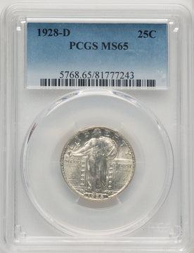 1928-D 25C Standing Liberty Quarter PCGS MS65 (507006001)